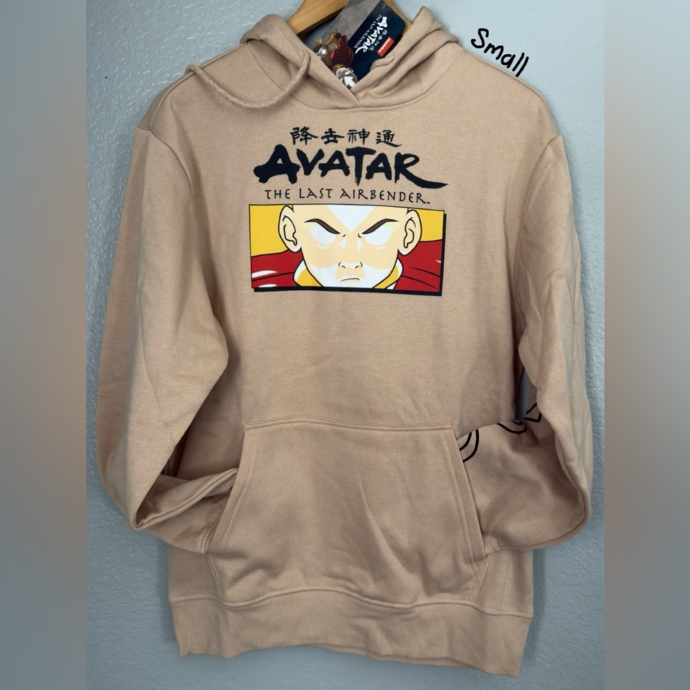 Nickelodeon Avatar The Last Airbender Beige Hoodie